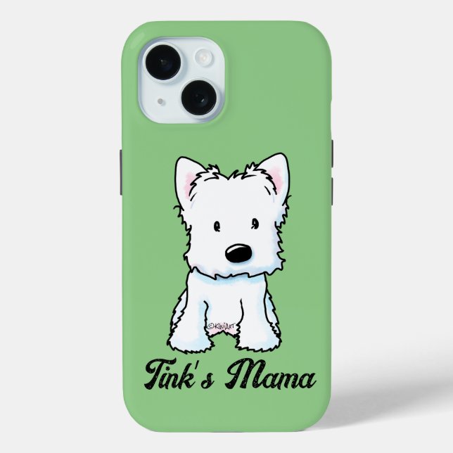 KiniArt Westie Case-Mate iPhone Hülle (Rückseite)