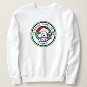 KiniArt Westie Christmas Kaffee Sweatshirt