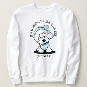 KiniArt Westie Christmas Sweatshirt