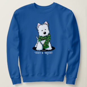 KiniArt Westie Dog Weihnachten Sweatshirt