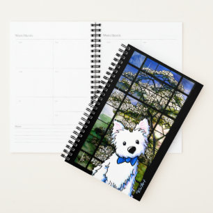 KiniArt Westie Dogwood Tree Planner Planer