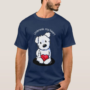 KiniArt Westie Herz T-Shirt