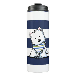 KiniArt Westie Nautical Tasse