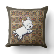 KiniArt Westie on Quilt