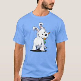 KiniArt Westie Osterfest Sonniger T - Shirt