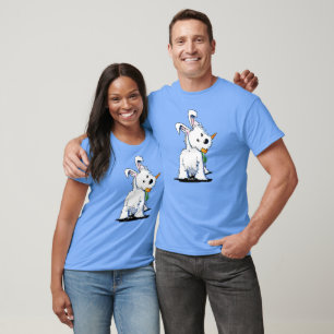 KiniArt Westie Osterfest Sonniger T - Shirt