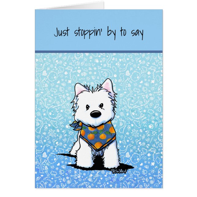 KiniArt Westie Peach (Vorne)