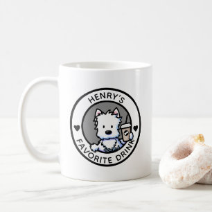 KiniArt Westie Personalized Mug Kaffeetasse