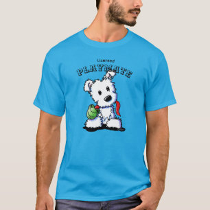 KiniArt Westie Playmate T - Shirt