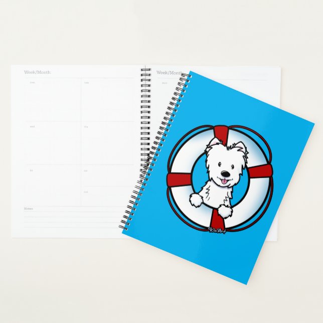 KiniArt Westie Rescue Planner Planer (Anzeige)