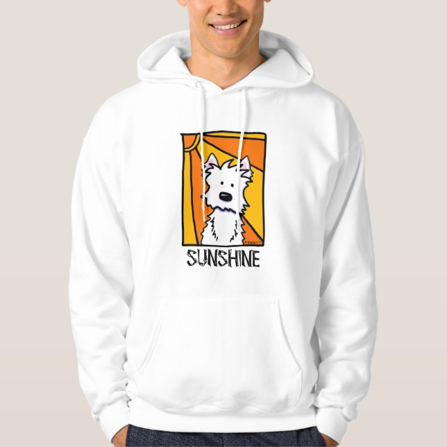 KiniArt Westie Sunshine T - Shirt (Vorderseite)