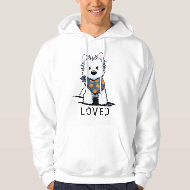 KiniArt Westie Terrier LOVED T - Shirt (Vorderseite)