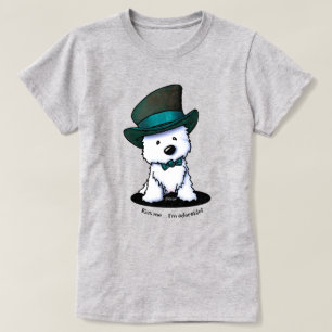 KiniArt Westie Terrier St. Paddy's T - Shirt
