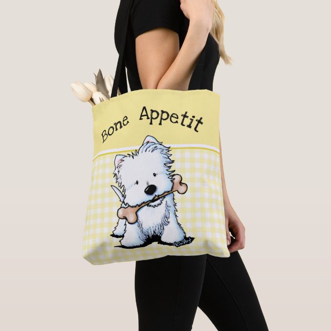 KiniArt Westie Terrier Tasche (Von Nahem)