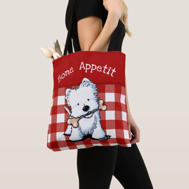 KiniArt Westie Terrier Tasche (Von Nahem)