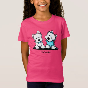 KiniArt Westie Terriers T - Shirt