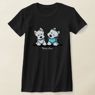 KiniArt Westie Terriers T - Shirt