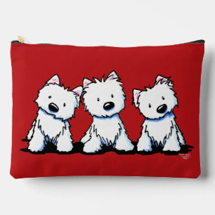 KiniArt Westie Trio Zubehörtasche
