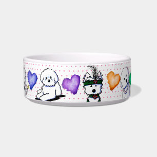 KiniArt Westie und Bichon Bowl Napf