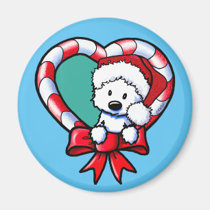 KiniArt Westie Weihnachts-Liebe Magnet