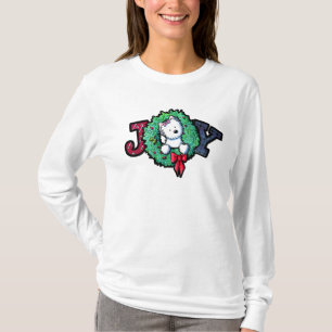 KiniArt Westie Weihnachtsfreude T-Shirt
