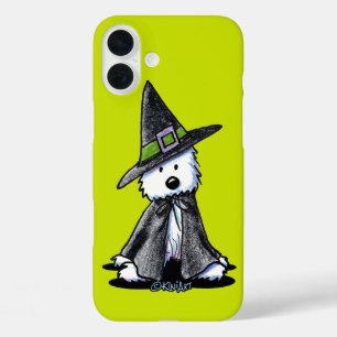 KiniArt Westie Witch iPhone 16 Plus Hülle