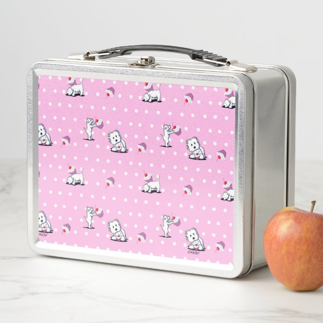 KiniArt Westies Cupcakes Lunchbox (Beispiel)