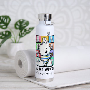 KiniArt Westies-Epochen Trinkflasche