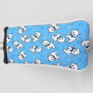 KiniArt White Kittens Golf Headcover