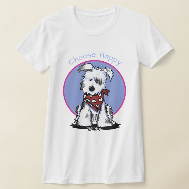 KiniArt Widget Dog T-Shirt (Ablage )
