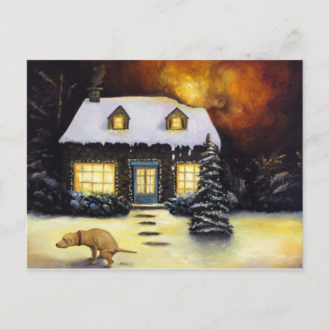 Kinkadas schlimmster Albtraum Postkarte (Vorderseite)