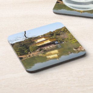 Kinkaku-ji 金 閣 Tempel 寺 Goldenen Pavillon Getränkeuntersetzer