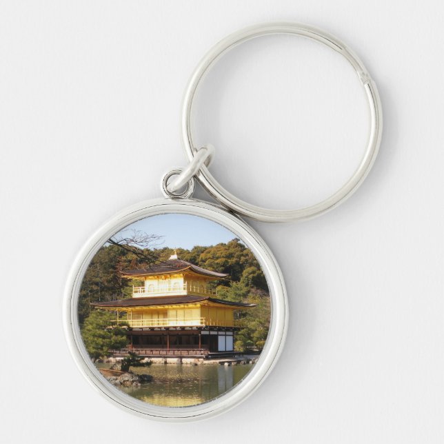 Kinkaku-ji 金 閣 Tempel 寺 Goldenen Pavillon Schlüsselanhänger (Vorne)