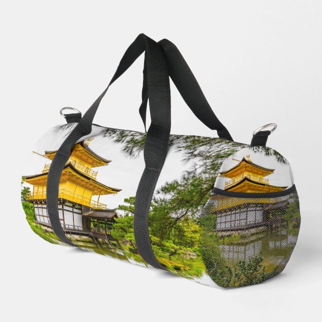 Kinkaku-ji, der goldene Pavillon, Kyoto Duffle Bag (Rechte Ecke)