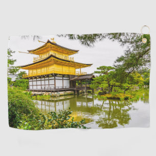 Kinkaku-ji, der goldene Pavillon, Kyoto Golfhandtuch