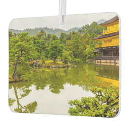 Kinkaku-ji oder Goldener Pavillon und Teich, Kyoto Autolufterfrischer