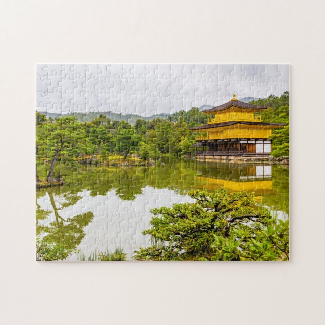Kinkaku-ji oder Goldener Pavillon und Teich, Kyoto Puzzle (Horizontal)