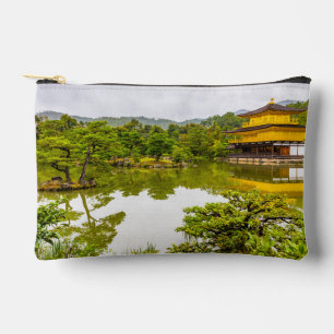 Kinkaku-ji oder Goldener Pavillon und Teich, Kyoto Zubehörtasche