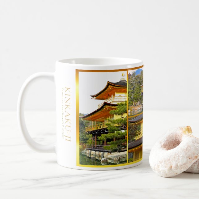 Kinkaku-ji (Rokuon-ji) コーヒーマグカップ Kaffeetasse (Mit Donut)