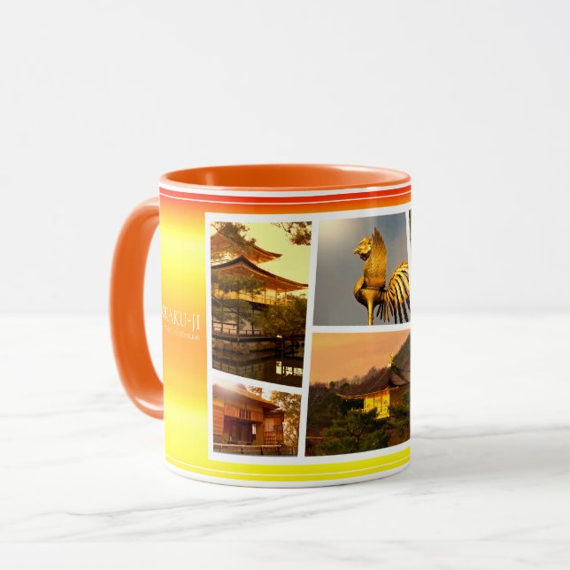 Kinkaku-ji (Rokuon-ji) コーヒーマグカップ Tasse (Vorderseite Links)