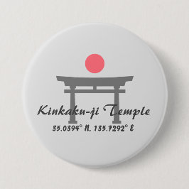 Kinkaku-ji Temple Latitude Longitude Button