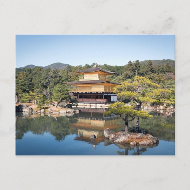 Kinkaku-ji von Kyoto Postkarte (Vorderseite)