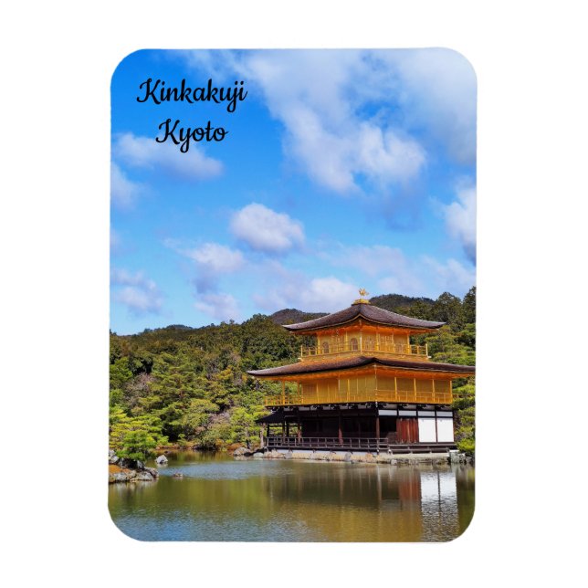 Kinkakuji-Tempel in Kyoto Magnet (Vertikal)