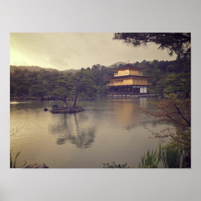 Kinkakuji Temple, Kyoto, Japan Poster (Vorne)