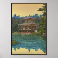 Kinkakuji Temple Yoshida Hiroshi shin hanga art