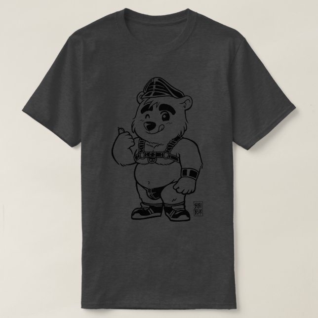 KINKY CUB LINEART BEARZOO SERIEN T-Shirt (Design vorne)