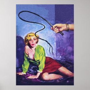 Kinky Homosexual Lover Pulp Magazine Cover Art Poster