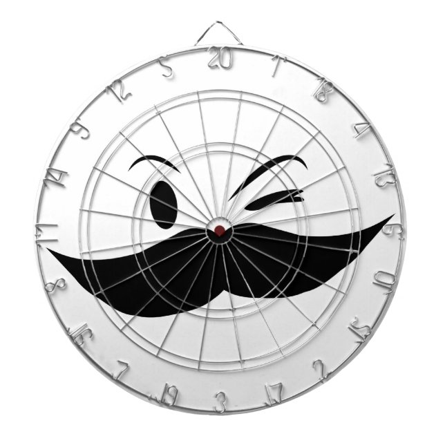 Kinky Mustache Dartscheibe (vorne)