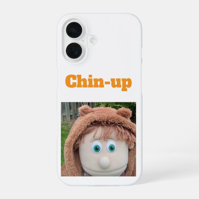 Kinn-Hoch Charlie iPhone 16 Hülle (Rückseite)
