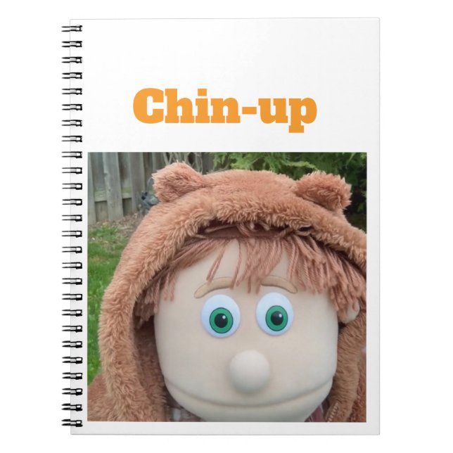 Kinn-Hoch Charlie Notizblock (Vorderseite)